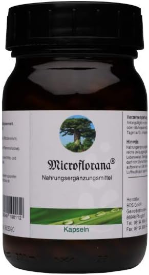 Bild von Microflorana - Probiotika Kapseln - Bifidobakterium und Lactobacillus - Probiotika vegan - Darmbakterien - Darmflora sanieren - Hoch dosiert - Kulturen Komplex - Darmkur