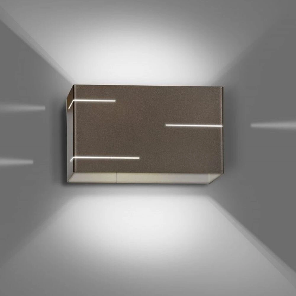 Bild von famlights | Wandleuchte Tabea aus Metall in Wenge G9 max.20W
