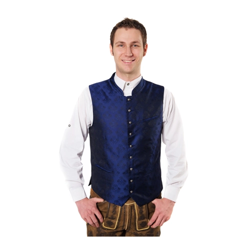 Bild von Trachten Weste Konstantin royalblau