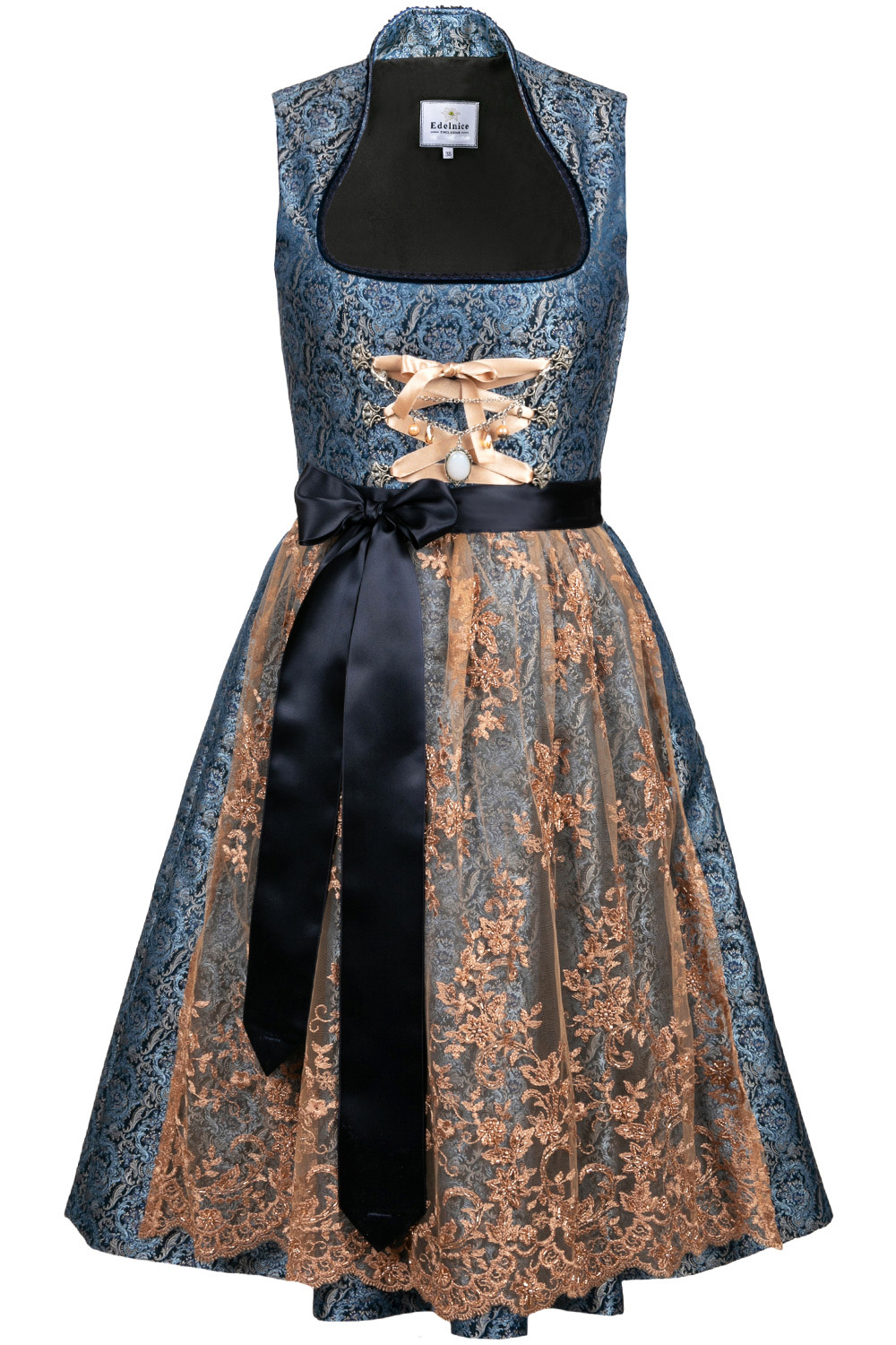 Bild von Midi Dirndl 2-teilig Stehkragen Estelle