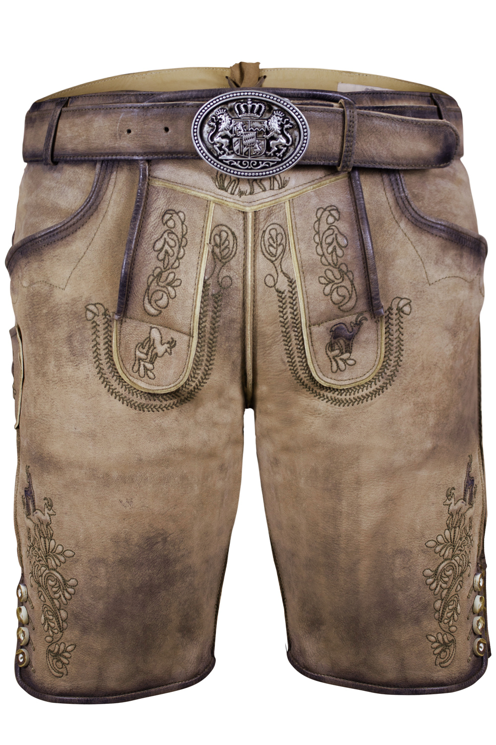 Bild von Kurze Wildbock Lederhose Mario