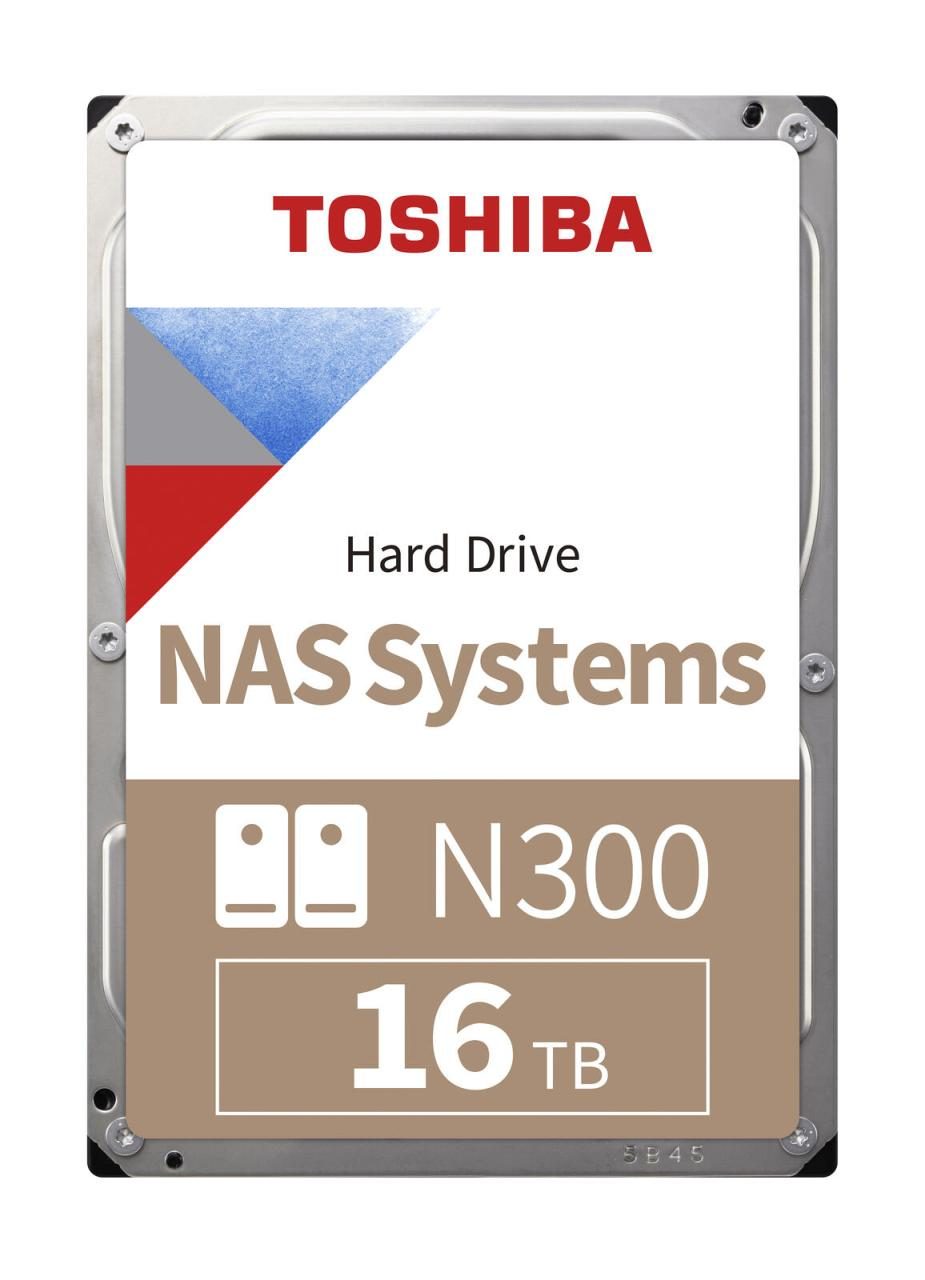 Bild von Toshiba Toshiba N300 16 TB, Festplatte, (SATA 6 Gb/s, interne HDD-Festplatte (16 TB) 3.5