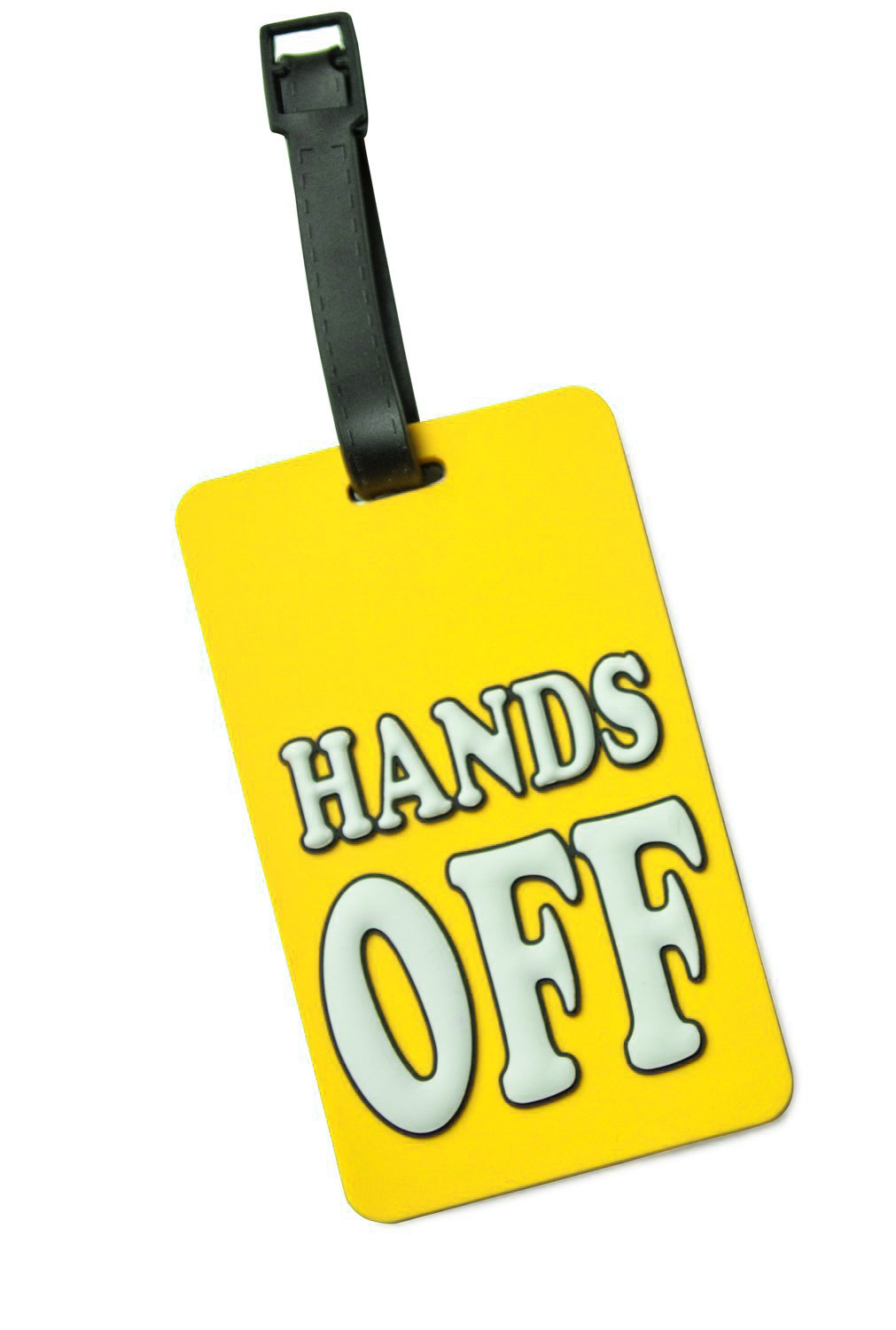 Bild von Kofferschild Namensschild Kofferanhänger Hands off