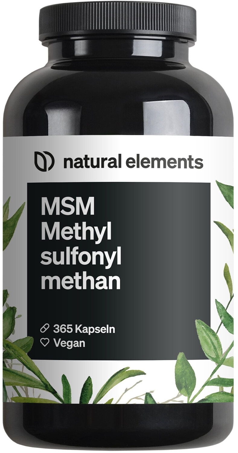 Bild von natural elements MSM Methylsulfonylmethan Kapseln (365 Stk.)
