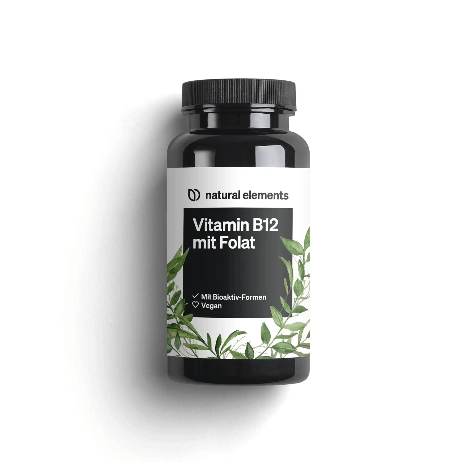 Bild von Vitamin B12 – 180 vegane Tabletten für 6 Monate – 500µg Vit B12 und 200µg Folsäure pro Tagesdosis – hochdosiert, ohne unnötige Zusätze – in Deutschland produziert & laborgeprüf