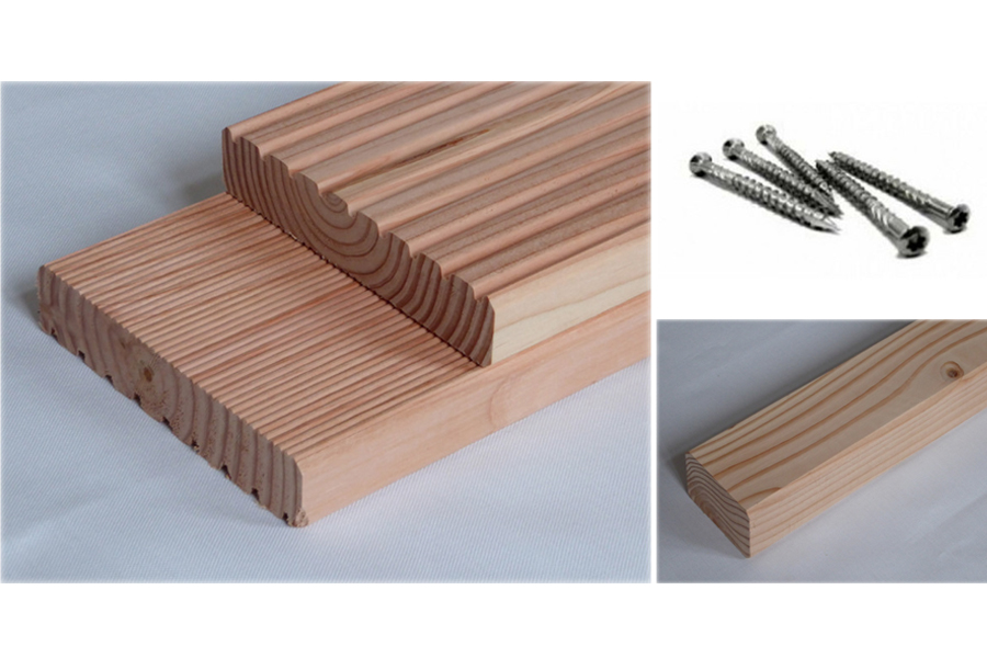 Bild von 12 m² Komplettset Douglasie 3 m Diele