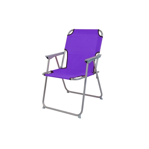 Bild von Mojawo Klappstuhl Camping - Klappstuhl Stoff Oxfort Metall Lila