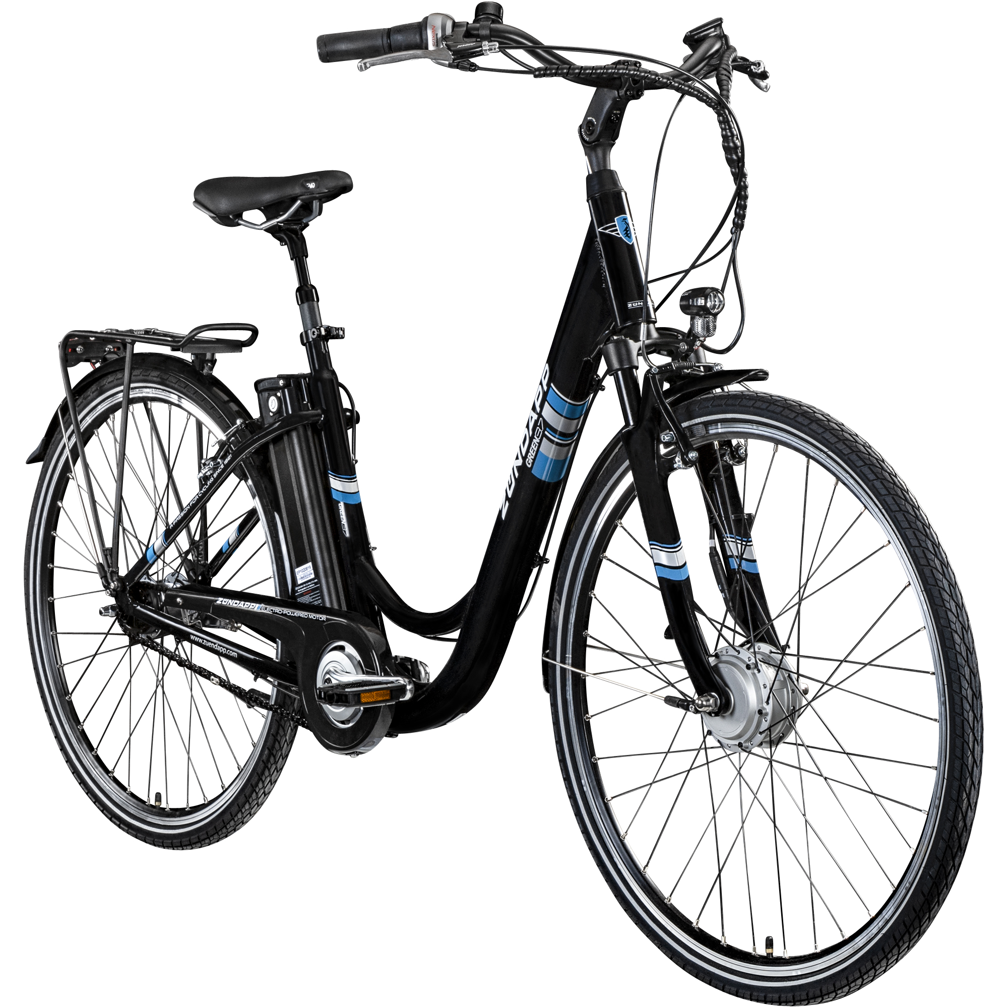 Bild von Zündapp Green 3.7 E Bike Damen 28 Zoll Pedelec 7 Gang Elektrofahrrad ab 150 cm Damenfahrrad retro Hollandrad mit Nabenschaltung