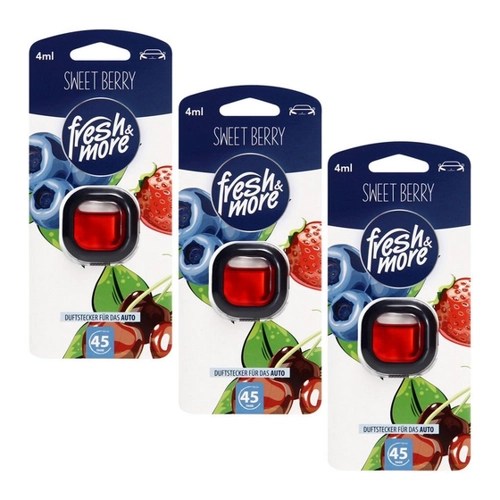 Bild von fresh & more Raumduft Auto-Lufterfrischer (4ml 3er Pack)