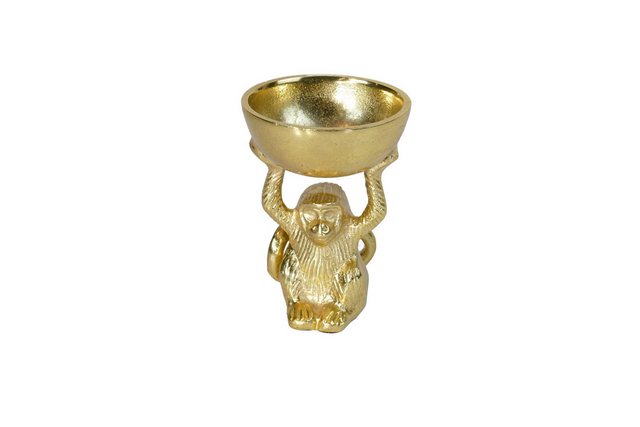 Bild von ARTRA Dekoobjekt Dekoschale Affe "Cheeta" Deko Figur Tischdeko gold Deko Objekt (1 St)