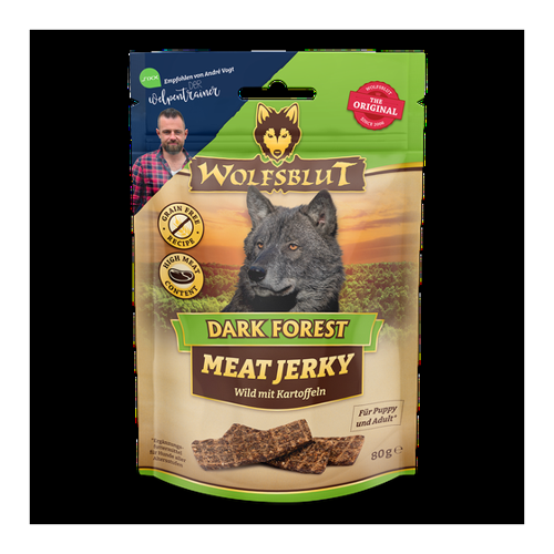 Bild von Wolfsblut Meat Jerky Dark Forest – Der ideale Snack für jeden Hund