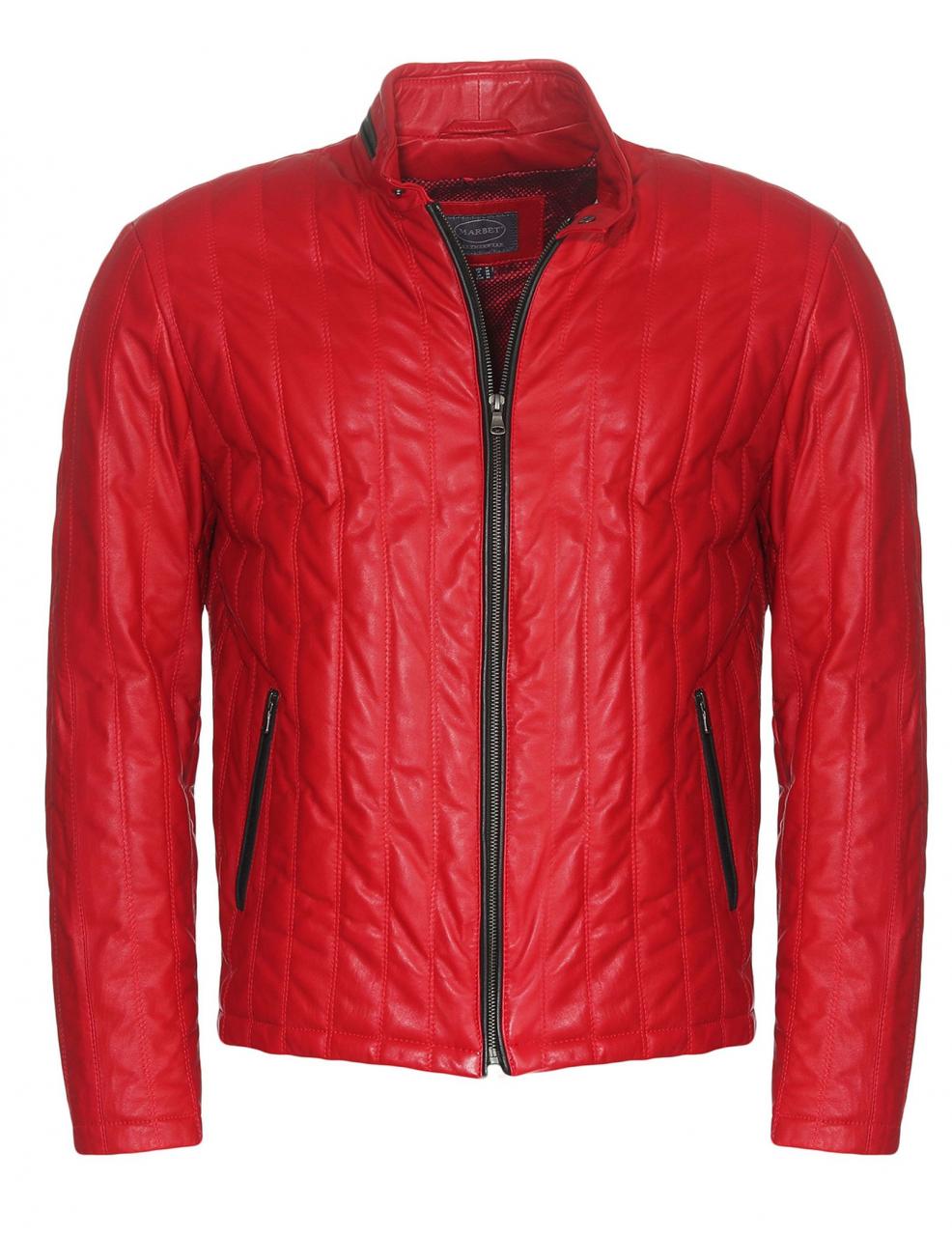 Bild von Leather Jacket - ARMANO Größe: M | Farbe: Rot