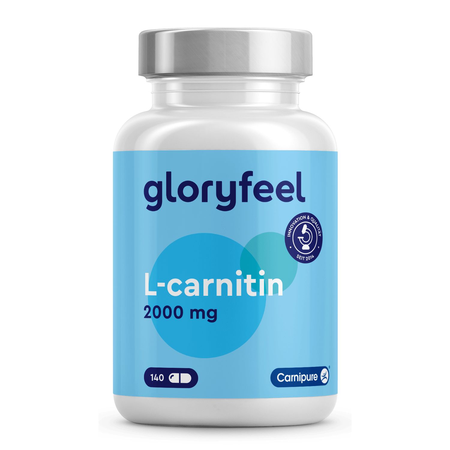 Bild von gloryfeel® L-Carnitin Kapseln Carnipure Markenrohstoff