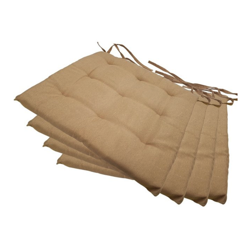 Bild von NYVI Stuhlkissen Sitzkissen Nizza 4er Set – Elegante Steppung für mehr Stil