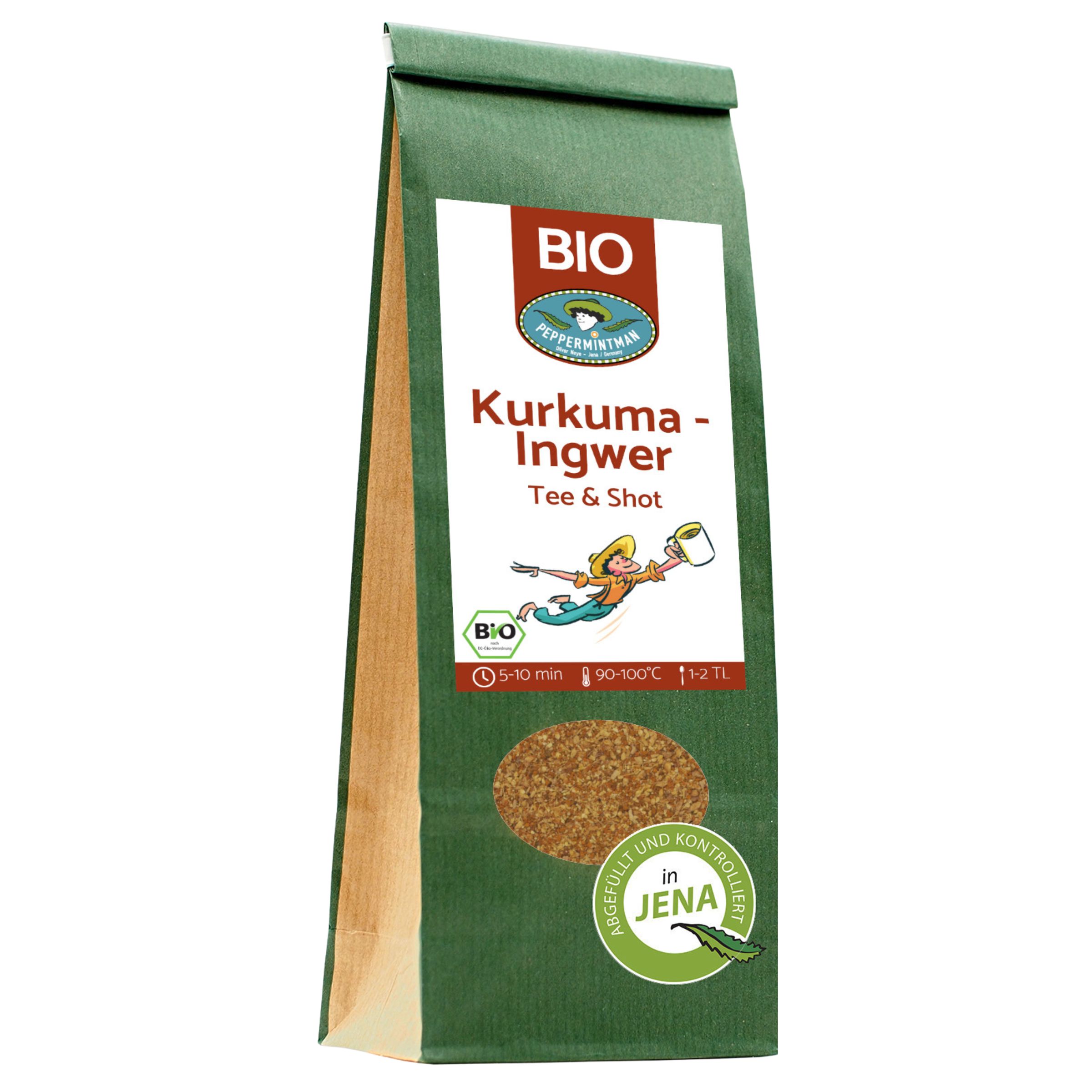 Bild von PEPPERMINTMAN Ingwer-Kurkuma-Tee, Bio