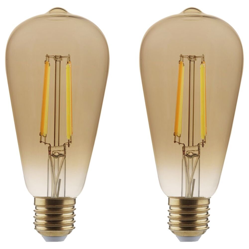 Bild von SHYNE | Smartes ZigBee LED Leuchtmittel E27, amber, tunable white, ST58, 7W, 650 Lumen, 2er-Pack