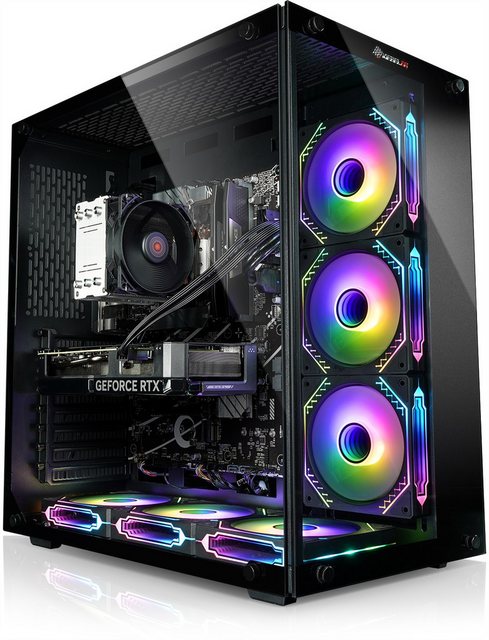 Bild von Kiebel Panorama V Gaming-PC (AMD Ryzen 7 AMD Ryzen 7 5800X, RTX 4070, 32 GB RAM, 2000 GB SSD, Luftkühlung, WLAN, RGB-Beleuchtung)