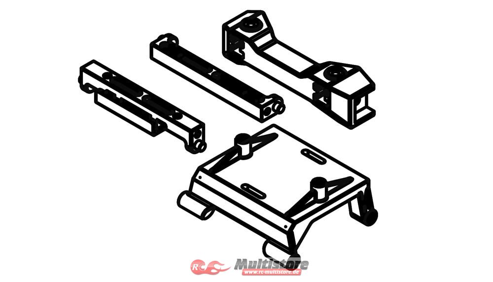 Bild von Amewi Chassis Halterungen Set / 021-17223006
