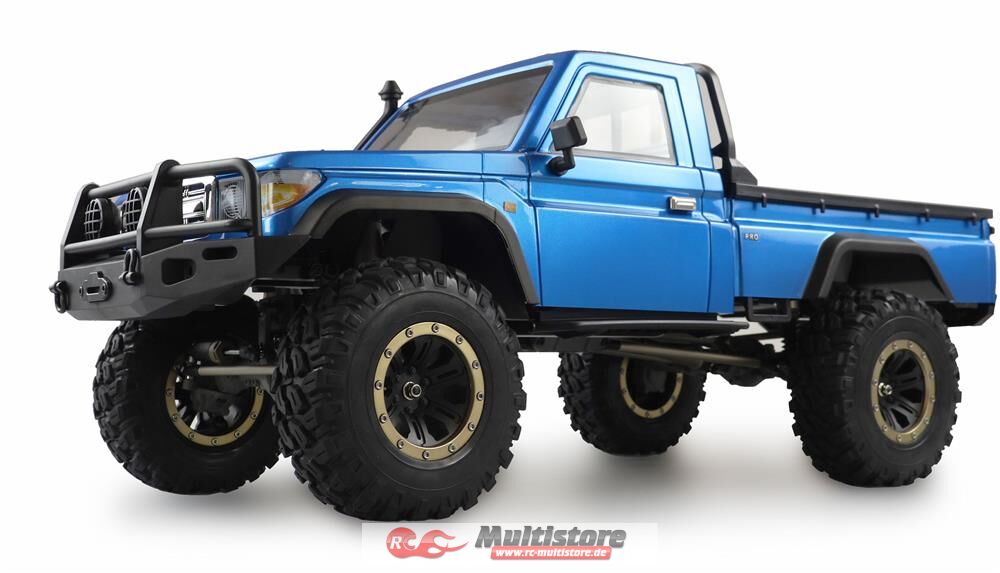 Bild von Amewi AMXRock RCX8P Scale Crawler Pick-Up 1:8, RTR blau Brushed 1:8 RC Modellauto Elektro RtR 2,4 GHz (22469)