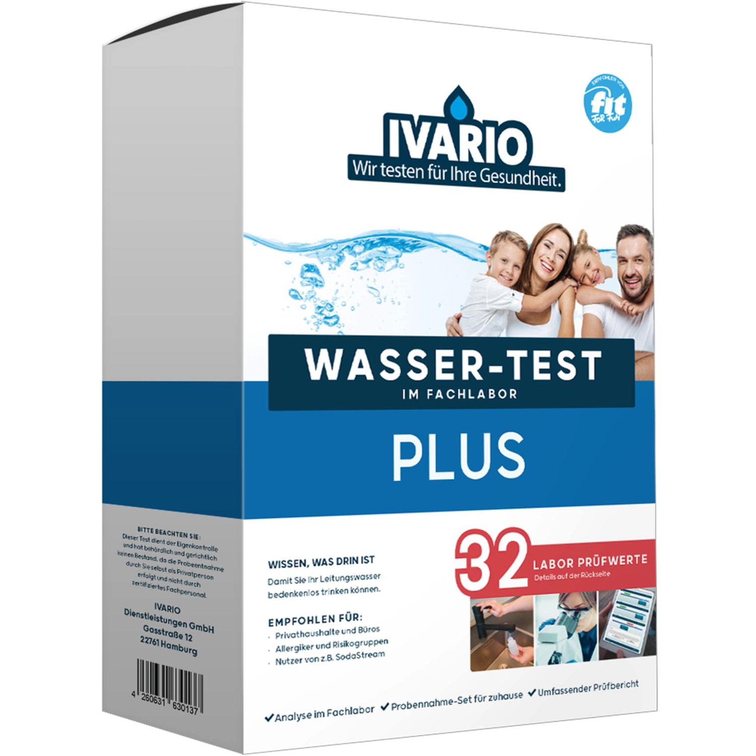 Bild von Ivario Wassertest Plus 32 Prüfwerte
