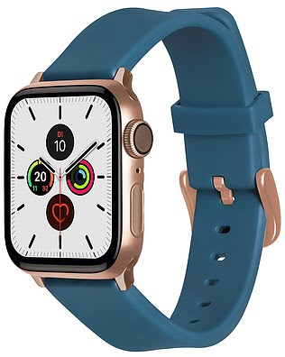 Bild von Artwizz Smartwatch-Armband WatchBand Silicone, Silikon Armband mit Adapter, Blau, Apple Watch Ultra / 2 (49mm), 9-7 (45mm), 6-4 & SE (44mm), 3-1 (42mm)