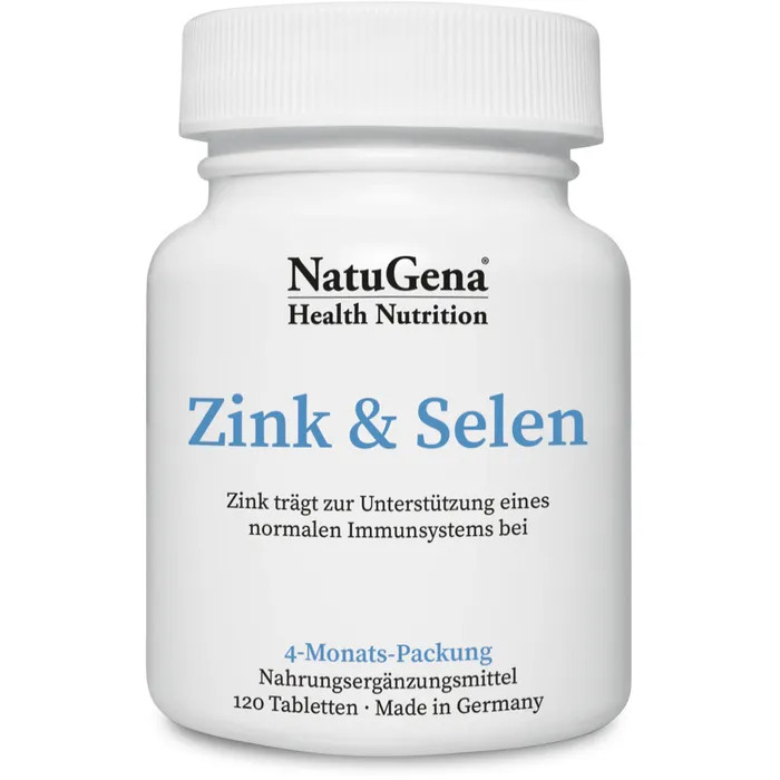 Bild von NatuGena Zink & Selen Tabletten (120Stk.)