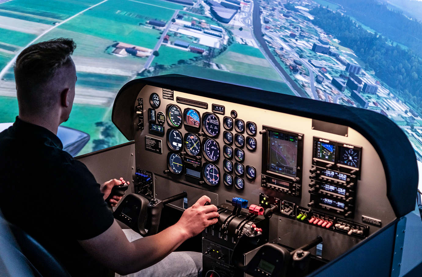 Bild von Flugsimulator Raum Karlsruhe (60 Minuten)