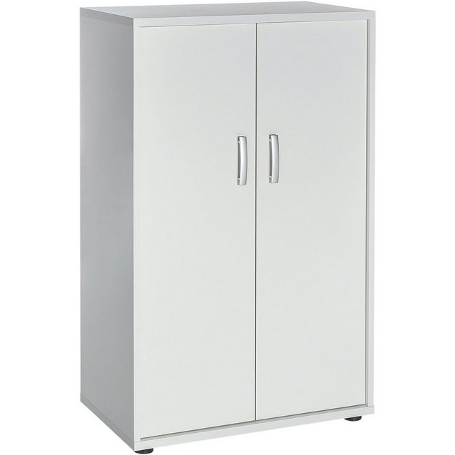 Bild von MÖBELPARTNER Aktenschrank PICO, 143857 lichtgrau 2 Fachböden 65,0 x 39,5 x 110,0 cm
