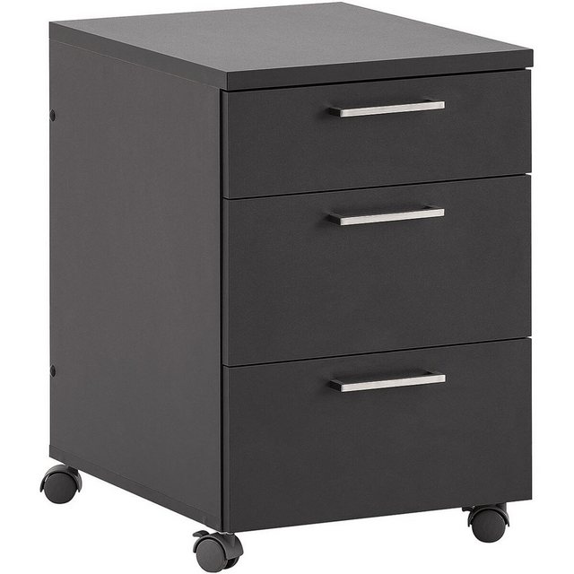 Bild von SCHILDMEYER Rollcontainer »Serie 1500«, BxH: 41,2 x 60,1 cm, Holzwerkstoff - grau