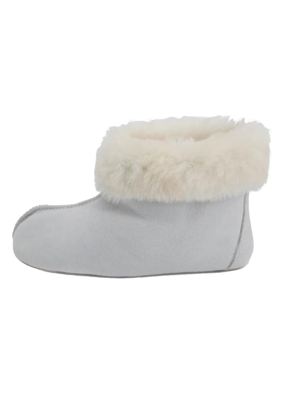Bild von Hollert Dream Hausschuh Bettschuh Weiß Hausschuh Merino-Lammfell gefüttert
