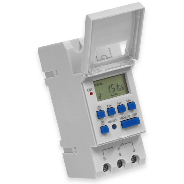 Bild von Reltech Wochenzeitschaltuhr RELTECH Digitale Zeitschaltuhr RZSD1, 230 V