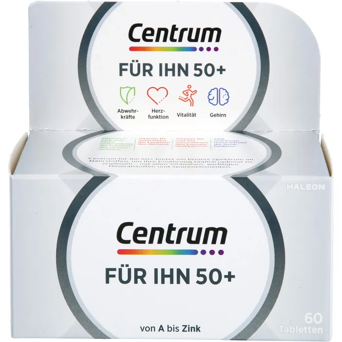 Bild von Centrum Für Ihn 50+, 30 St. - Hochwertiges Nahrungsergänzungsmittel speziell für Männer ab 50 zur täglichen Komplettversorgung mit Mikronährstoffen - Verpackung kann variieren