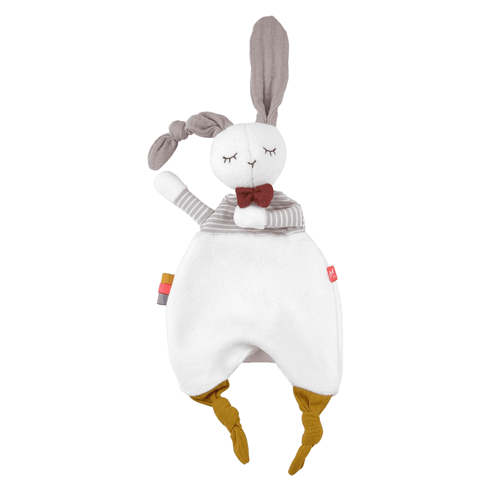 Bild von kikadu Schmusetuch Schmusetuch Hase Girl, Bio-Baumwolle, GOTS- zertifiziert.
