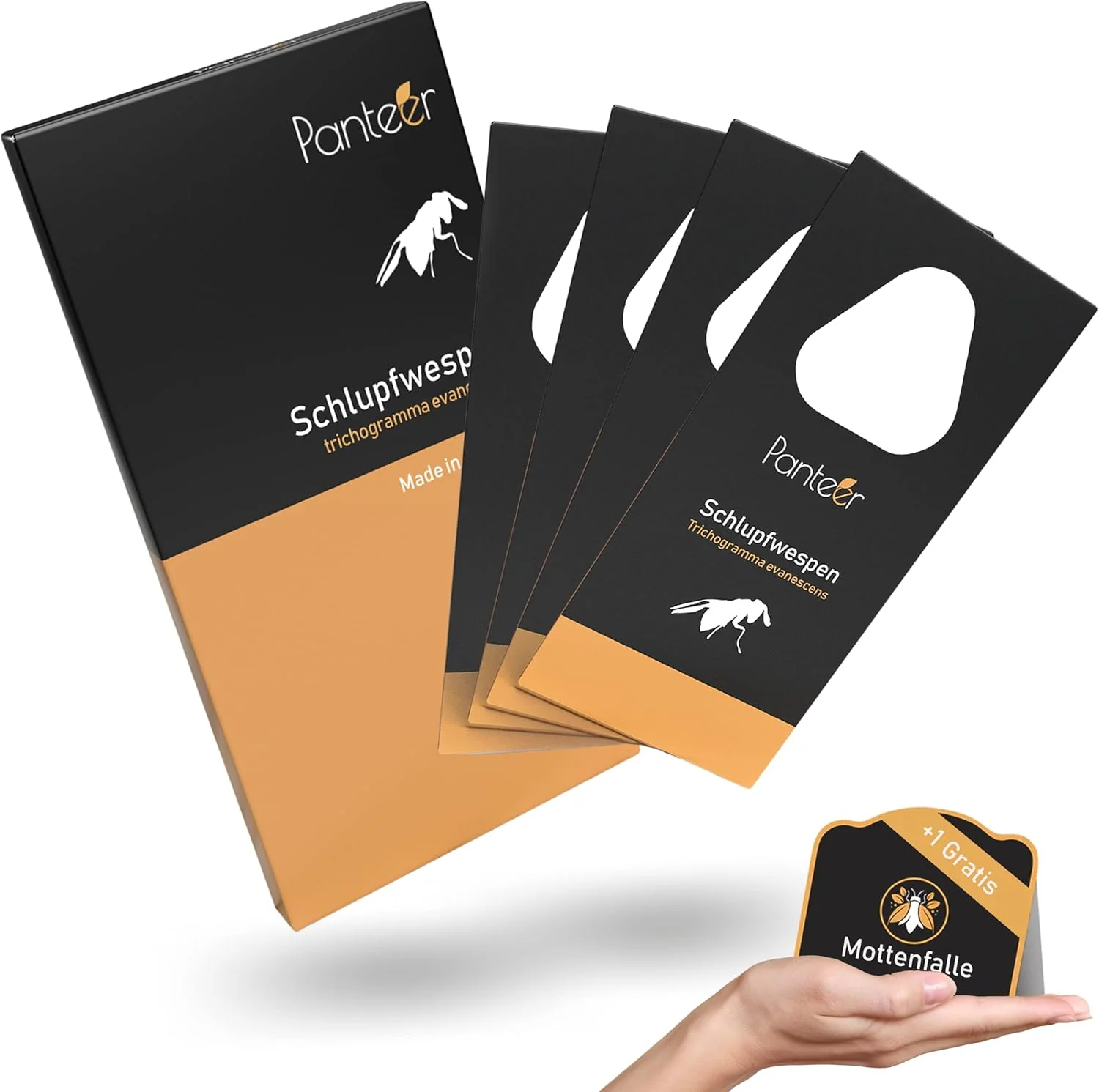 Bild von Panteer ® Schlupfwespen gegen Lebensmittelmotten + GRATIS Mottenfalle