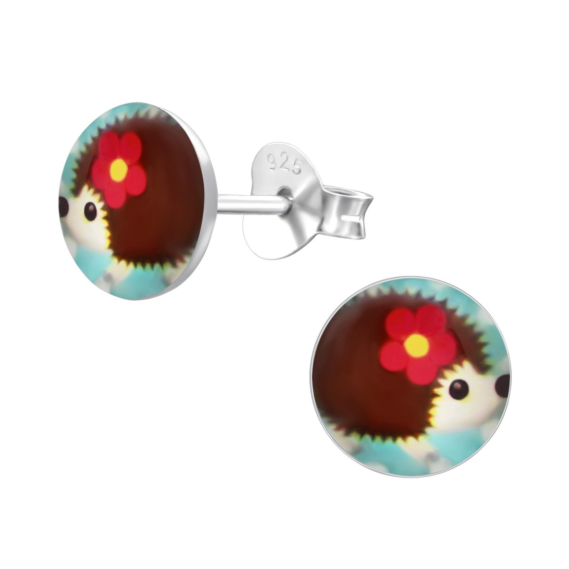 Bild von Monkimau Ohrring-Set Igel Ohrringe aus 925 Silber, Hypoallergen