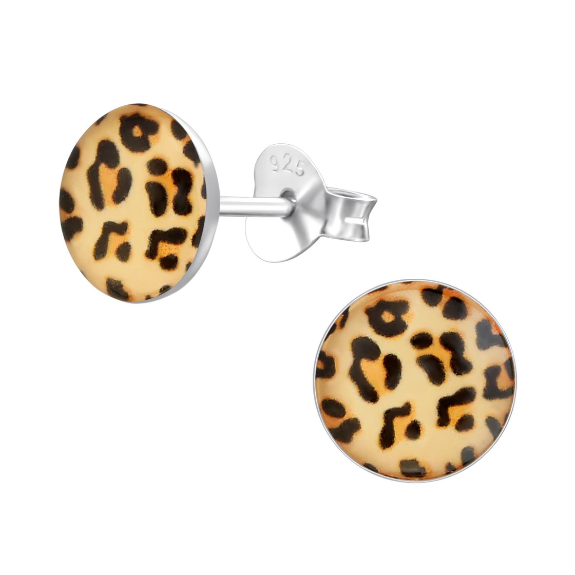 Bild von Monkimau Ohrring-Set Leopard Ohrringe aus 925 Silber, Hypoallergen