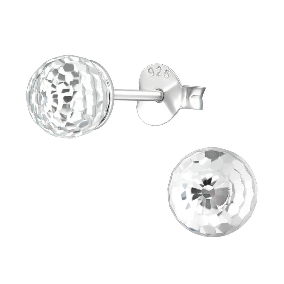 Bild von Monkimau Ohrring-Set Discokugel Ohrringe aus 925 Silber, Hypoallergen