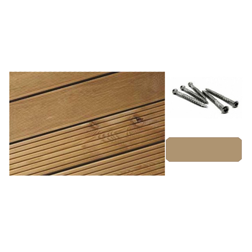 Bild von 25 m² Komplettset Lärche für Ihre Terrasse