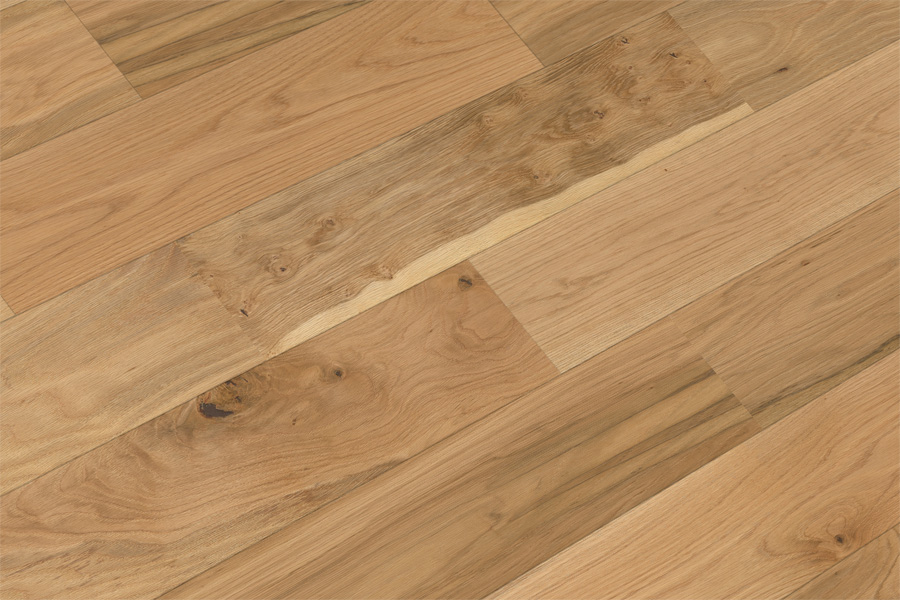 Bild von Parkett Europäische Eiche, 14 x 180 x 1800 mm, Landhausdiele 1-Stab, klar geölt, gebürstet (1,944 m²/Pak)