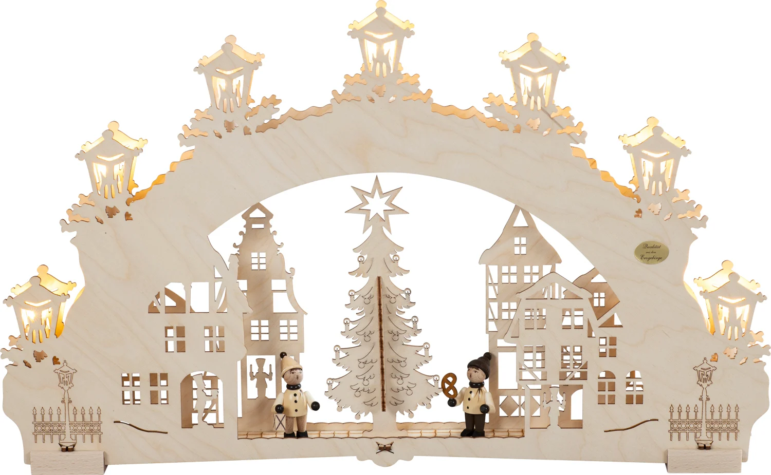 Bild von 3D-Lichterbogen ''Auf dem Weihnachtsmarkt''