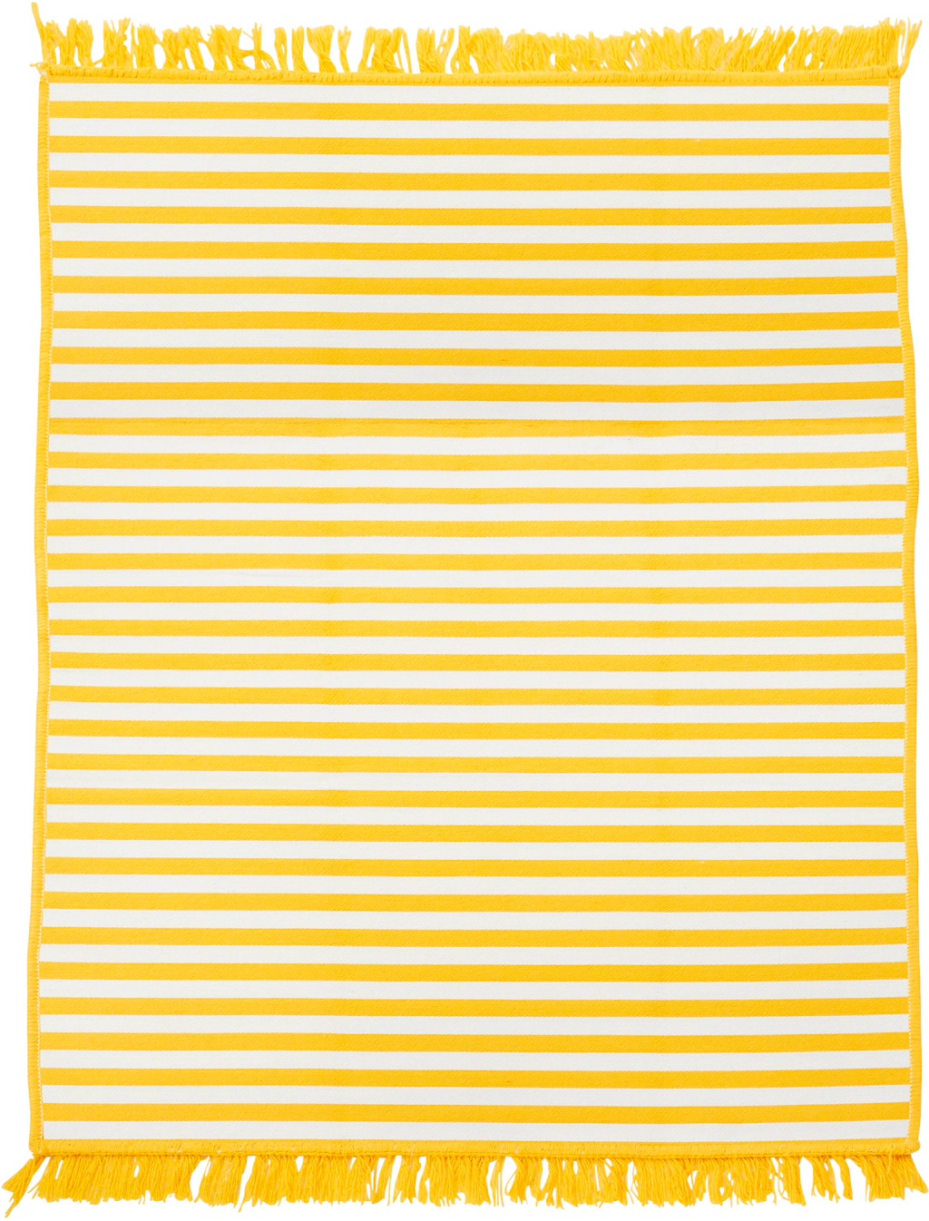 Bild von Done Outside Teppich mit Streifen 160x250cm wetterfest Fransen UV-beständig wasserbeständig chlorbeständig langlebig und farbecht Outside Rug