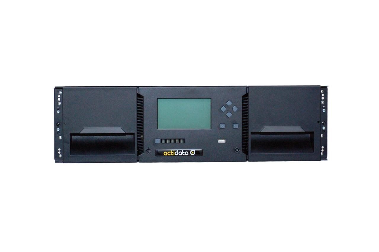Bild von actidata actiLib Kodiak 3416-BTL 3U Basismodul 1x LTO-8 HH SAS (43B82210)