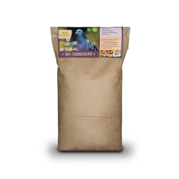 Bild von My Little Farm Bio-Taubenkorn, 10 kg, Futter für Zuchttauben, hochwertige Saaten- und Körnermischung, ganze Körner, Bio-Qualität