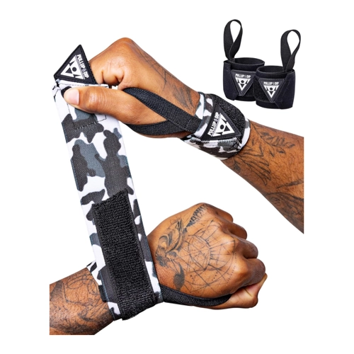 Bild von PULLUP & DIP Wrist Wraps - Handgelenk Bandagen für Fitness und Krafttraining