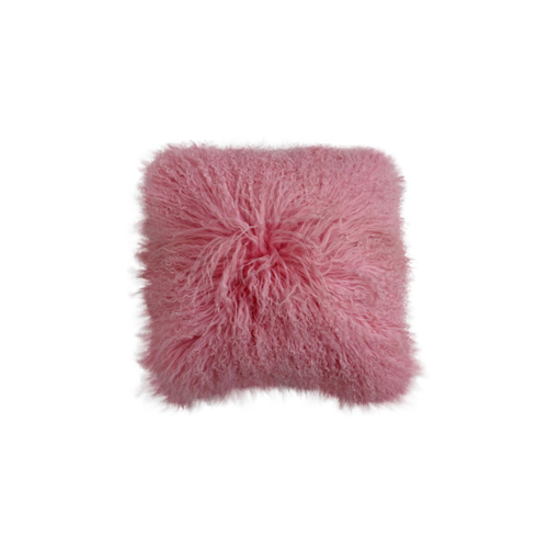 Bild von Lammfellkissen - TIBET Farbe: Rosa von Hollert
