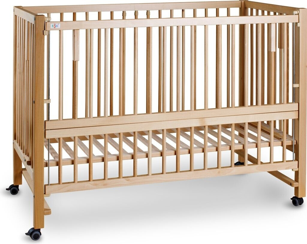 Bild von tiSsi® Beistellbett/Kinderbett HAJO Buche 120x60 cm natur