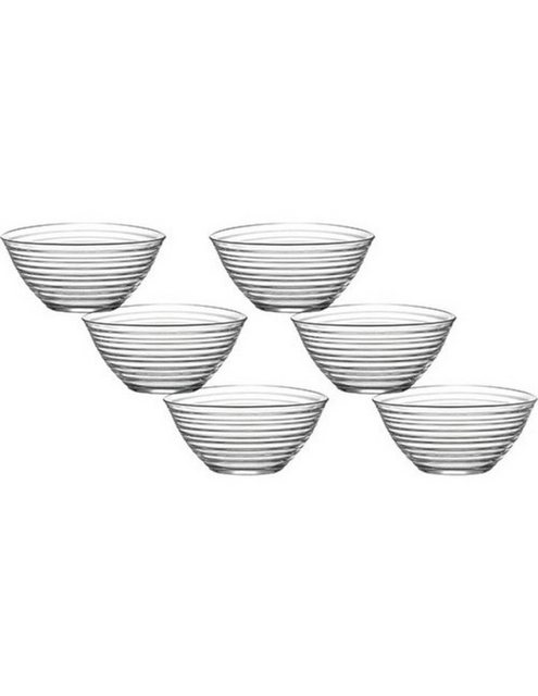 Bild von LAV Dessertschale LAV 6tlg Glasschalen Derin Schalen Glasschale Dessertschale 300cc, Glas, (Set, 6-tlg)