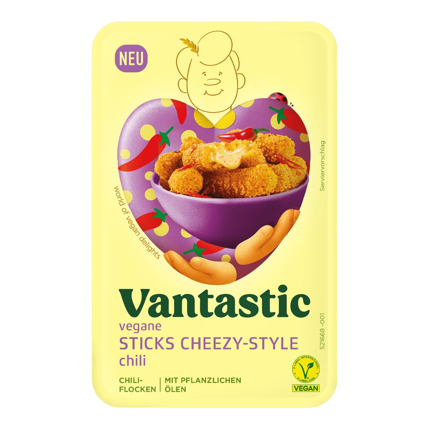 Bild von Vegane Sticks Cheezy-Style Chili, 150g