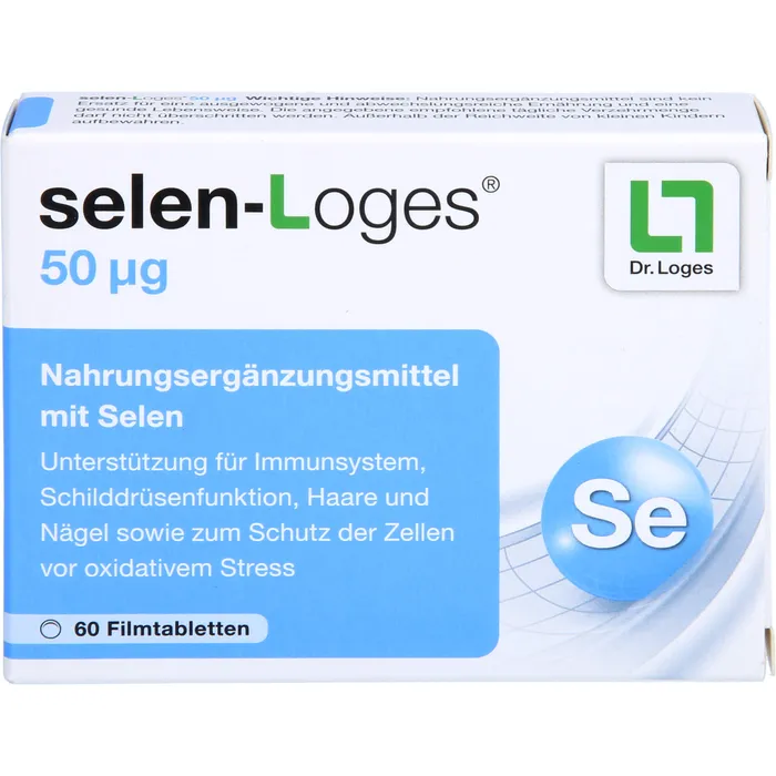 Bild von selen-Loges® 50 µg - 60 Filmtabletten - Nahrungsergänzungsmittel mit Selen