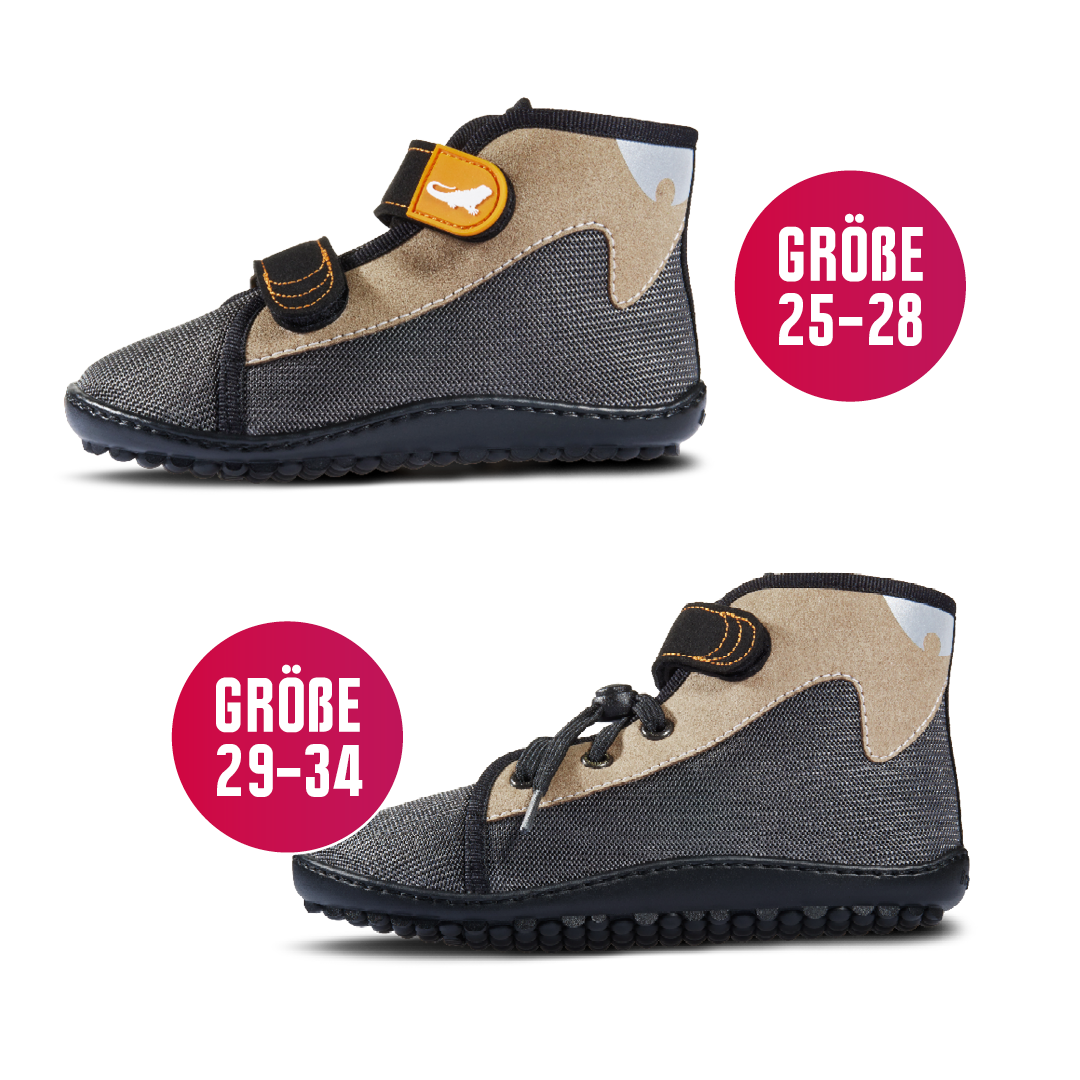 Bild von Leguano Barfußschuh »Leguanito«, Schnürer, Bequemschuh, Komfortschuh mit Klett- und Schnellverschluss